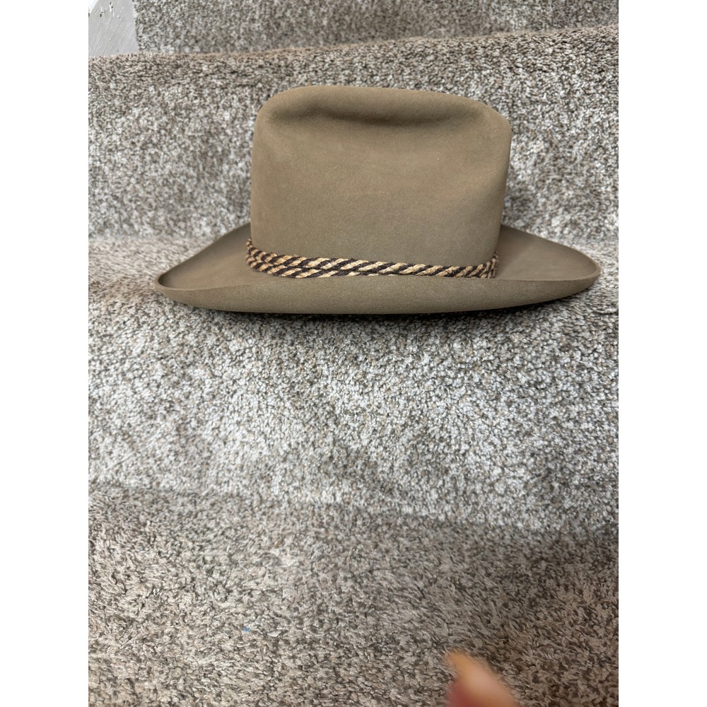 RESISTOL Wallachs West 7 3/8 Weekend Roundup Cowboy Hat Taupe